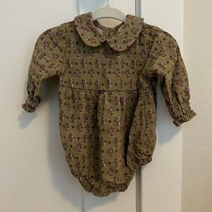 Rylee + Cru Cora romper in Flower Block